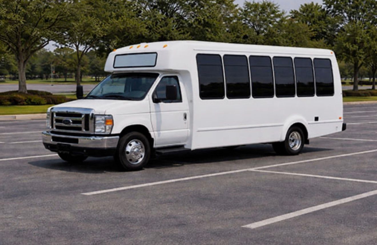 Skyway Transit vehicle serving the region